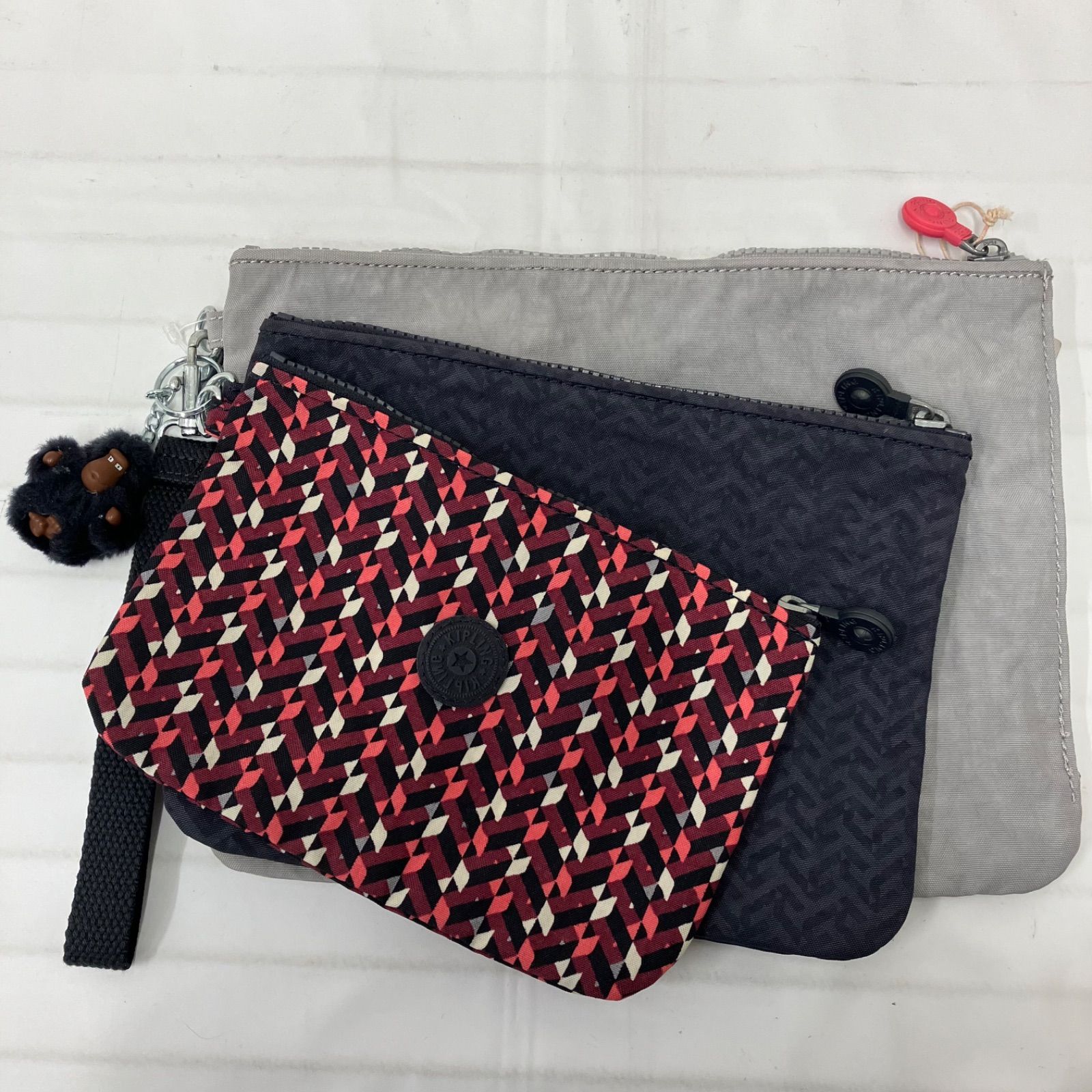 531 Kipling キプリング ポーチ 3点セット タグ付き リストレット 