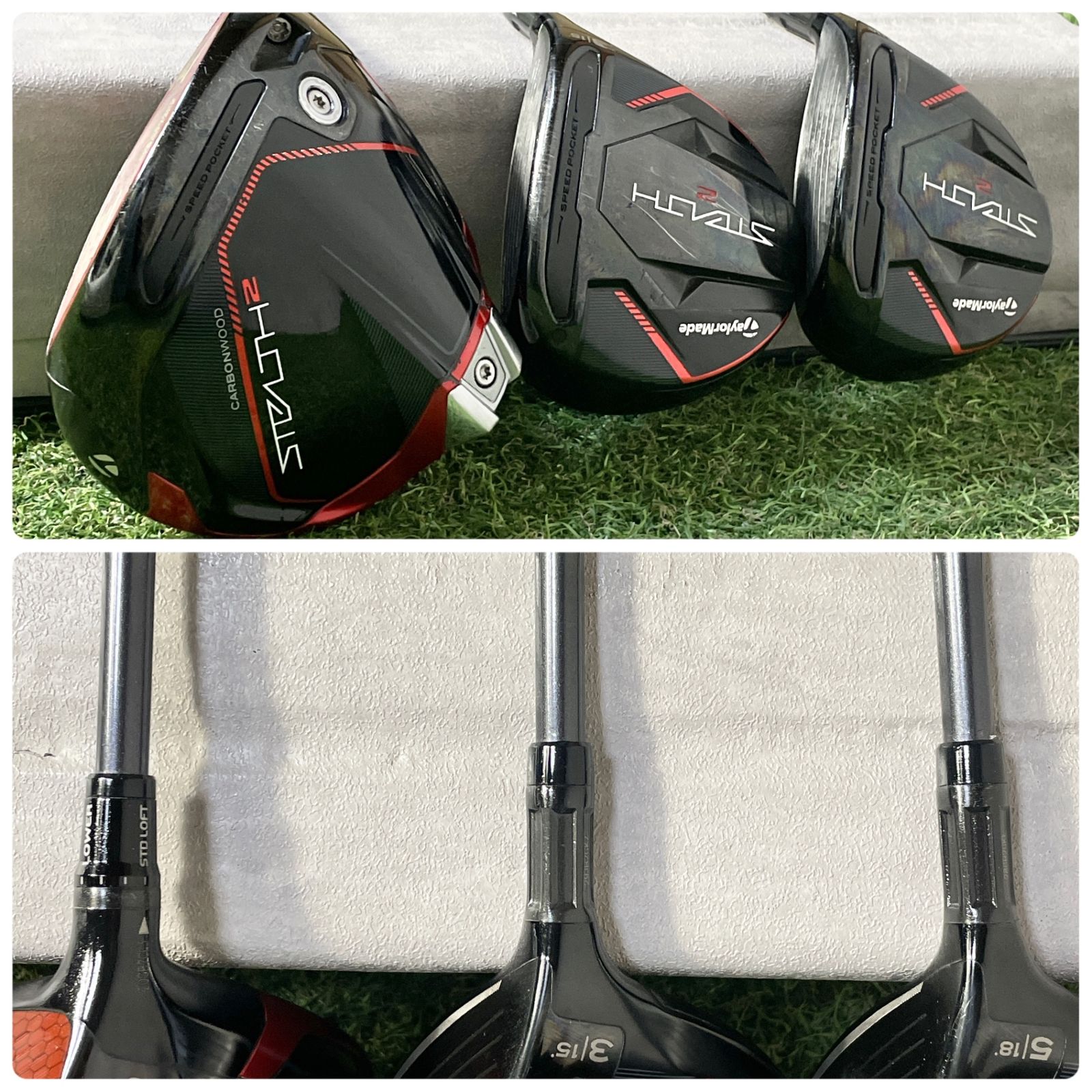 【期間限定値下げ】テーラーメイド STEALTH2 クラブセット＋キャディバッグ バッグ新品】TaylorMade STEALTH2 テーラーメイド ステルス2 ゴルフ