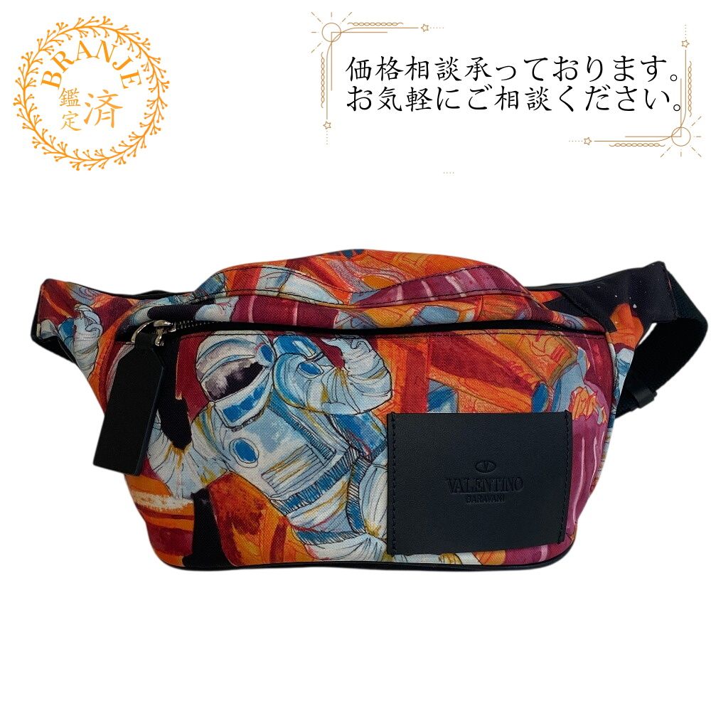Valentino Garavani ヴァレンティノガラヴァーニ ボディバッグ ナイロン ウエストバッグ マルチカラー メンズ 32,435円