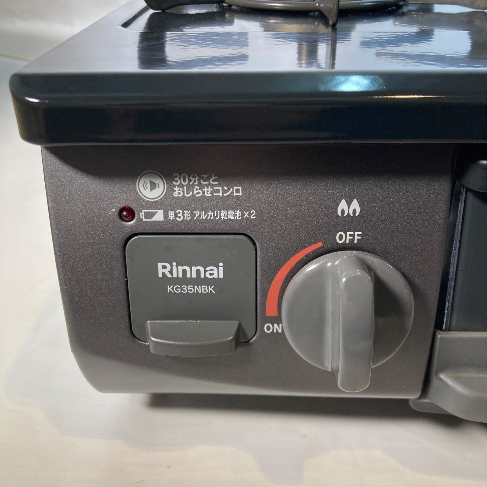 極美品】Rinnai リンナイ ガスコンロ KG35NBK 2025年製 都市ガス用 