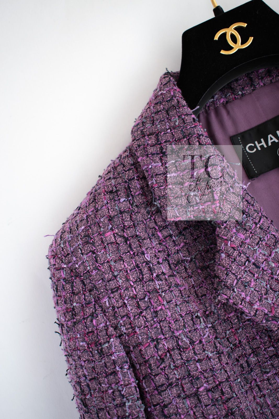 シャネル ジャケット22PS 2022 CHANEL 93万 パープル 貴重 ライオン