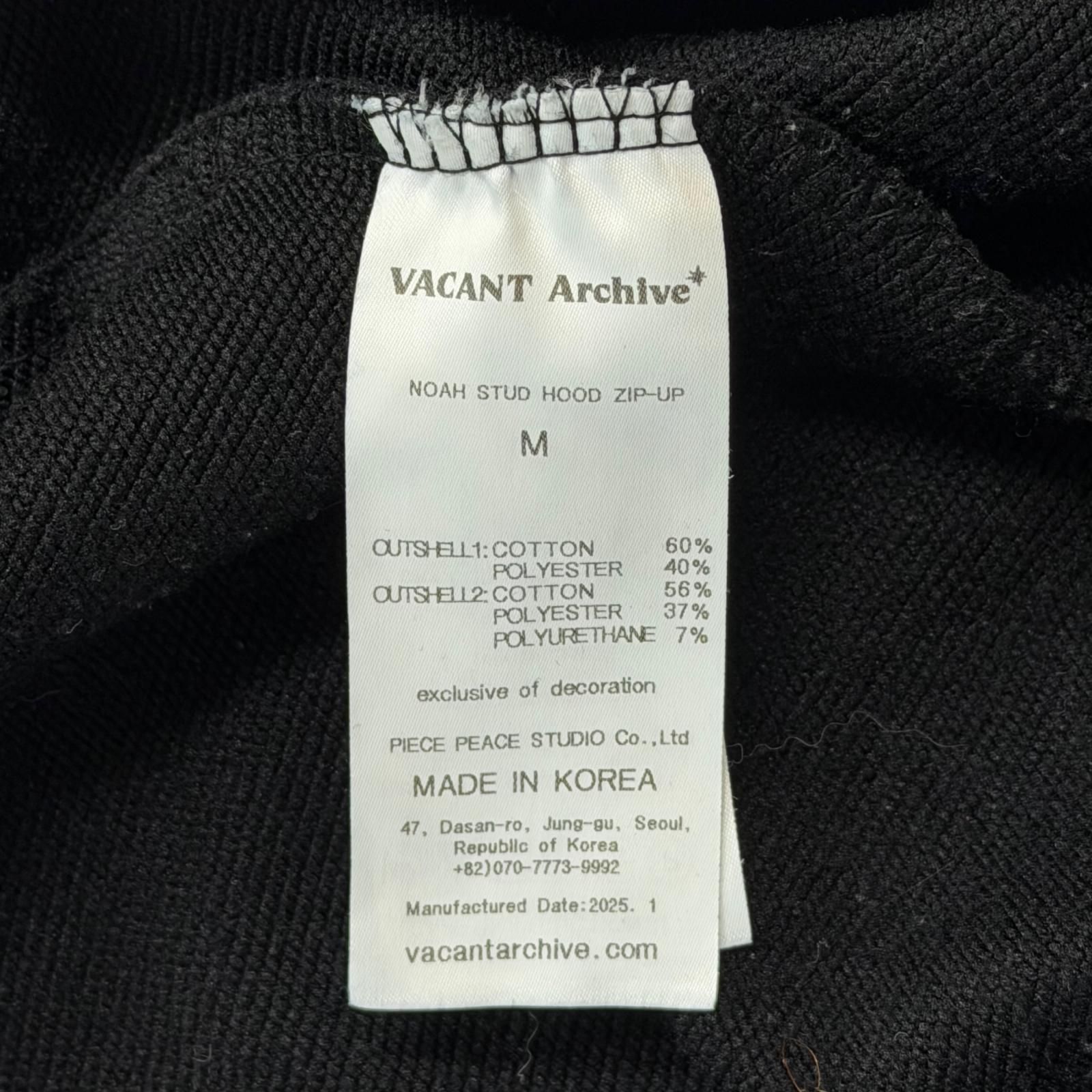 VACANT Archive 25SS NOAH STUD HOOD ZIP-UP スタッズ ジップアップ