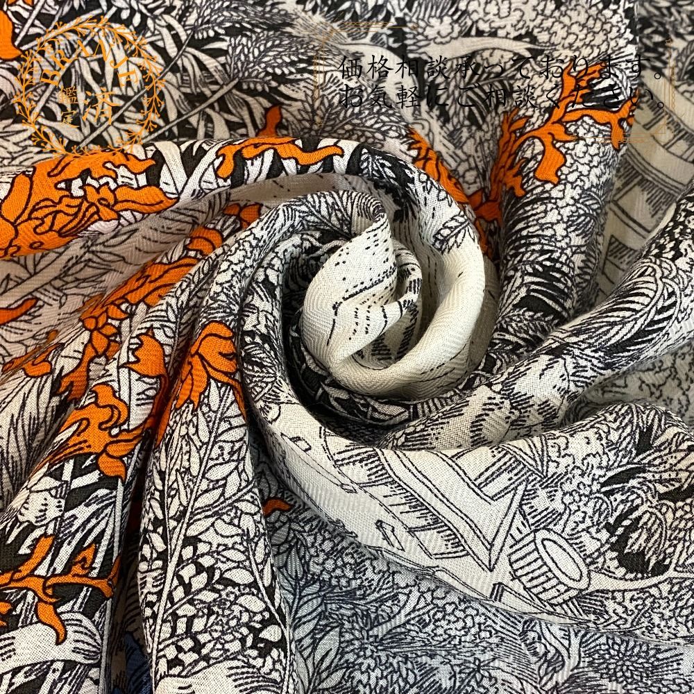新品未使用　エルメス　カレジェアン　カシシル　自然回帰 HERMES エルメス カシシル 自然回帰 カレ140 カレジェアン カシミヤ