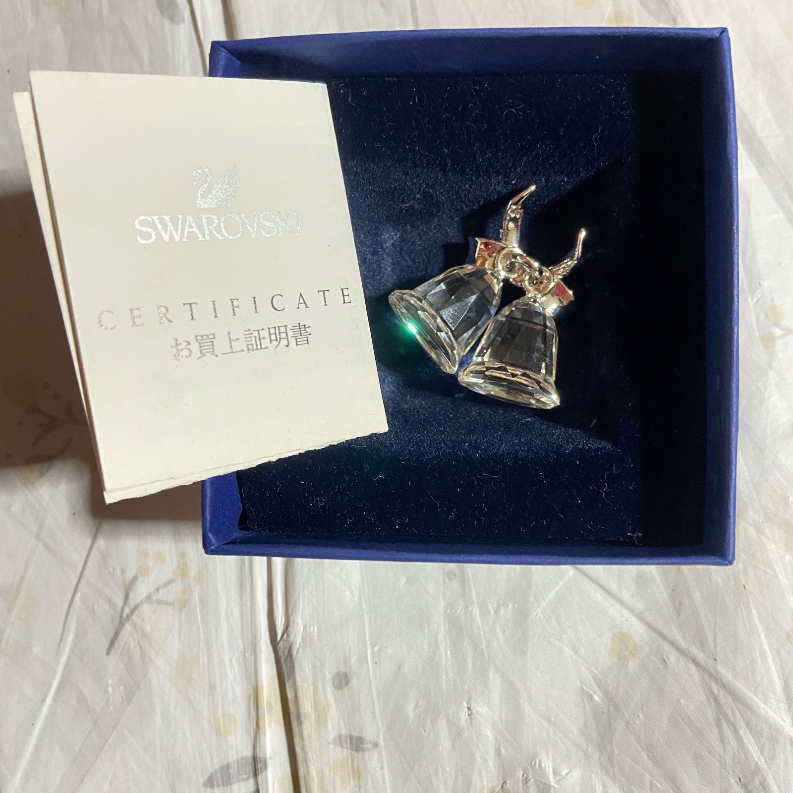 スワロフスキー（Swarovski）「クリスマスベル オーナメント」 - メルカリ