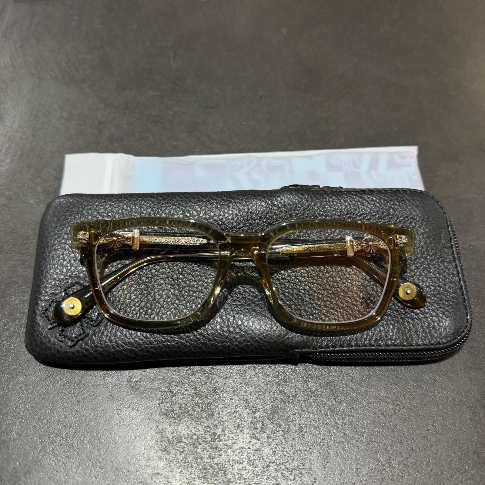 未使用 CHROME HEARTS COX UCKER コックスアッカー メガネ 眼鏡