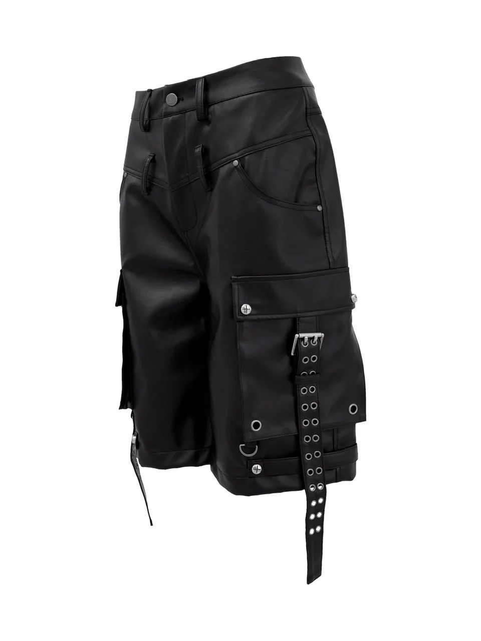 新品【Rosen Kreuz】DOUBLE WAIST LEATHER SHORT PANTS - メルカリ