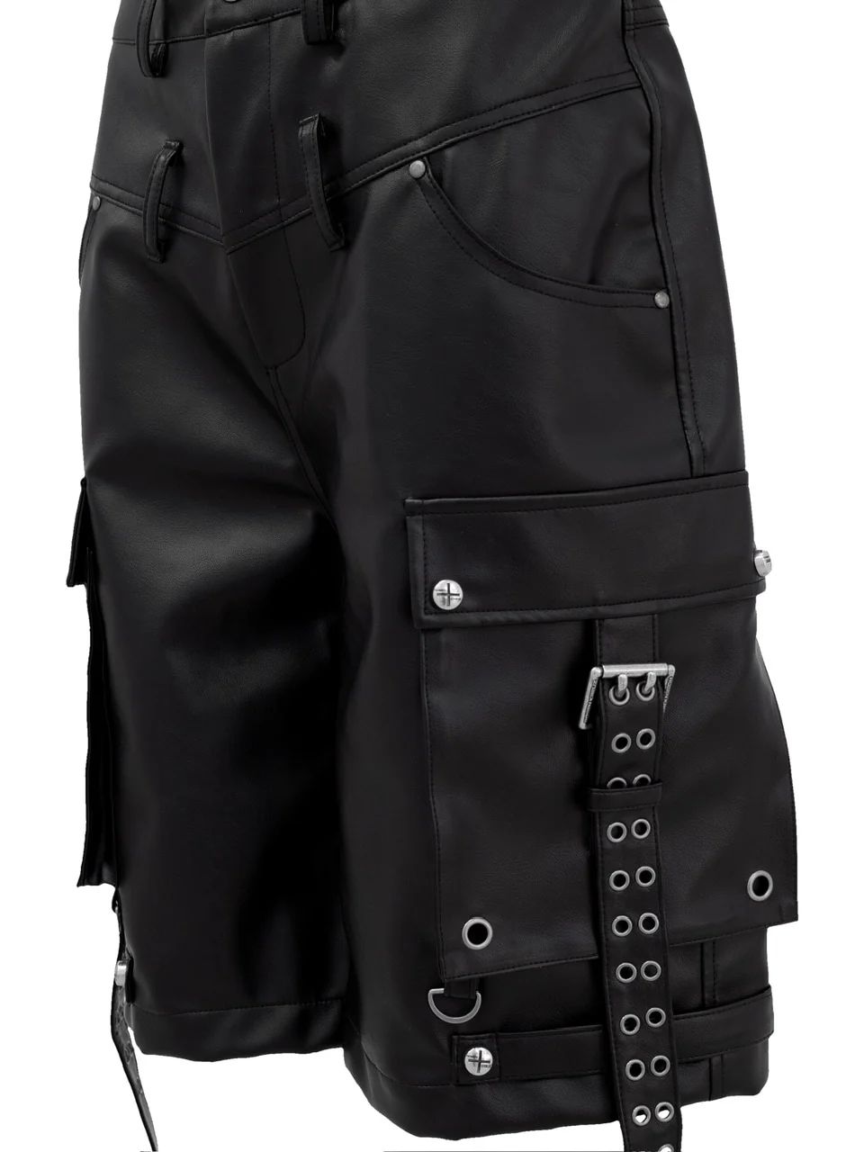 新品【Rosen Kreuz】DOUBLE WAIST LEATHER SHORT PANTS - メルカリ