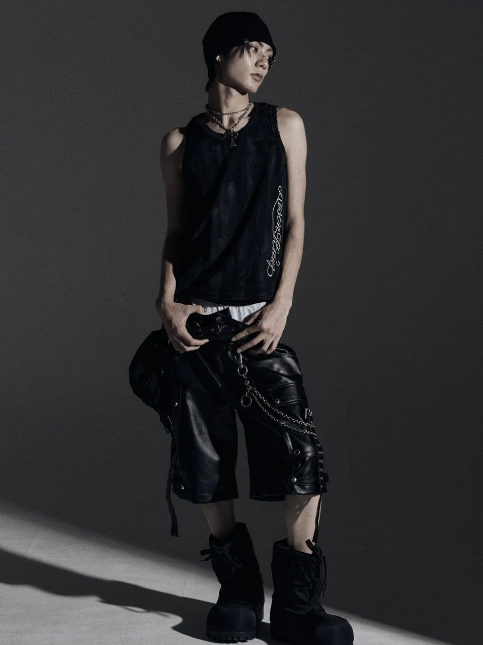 新品【Rosen Kreuz】DOUBLE WAIST LEATHER SHORT PANTS - メルカリ