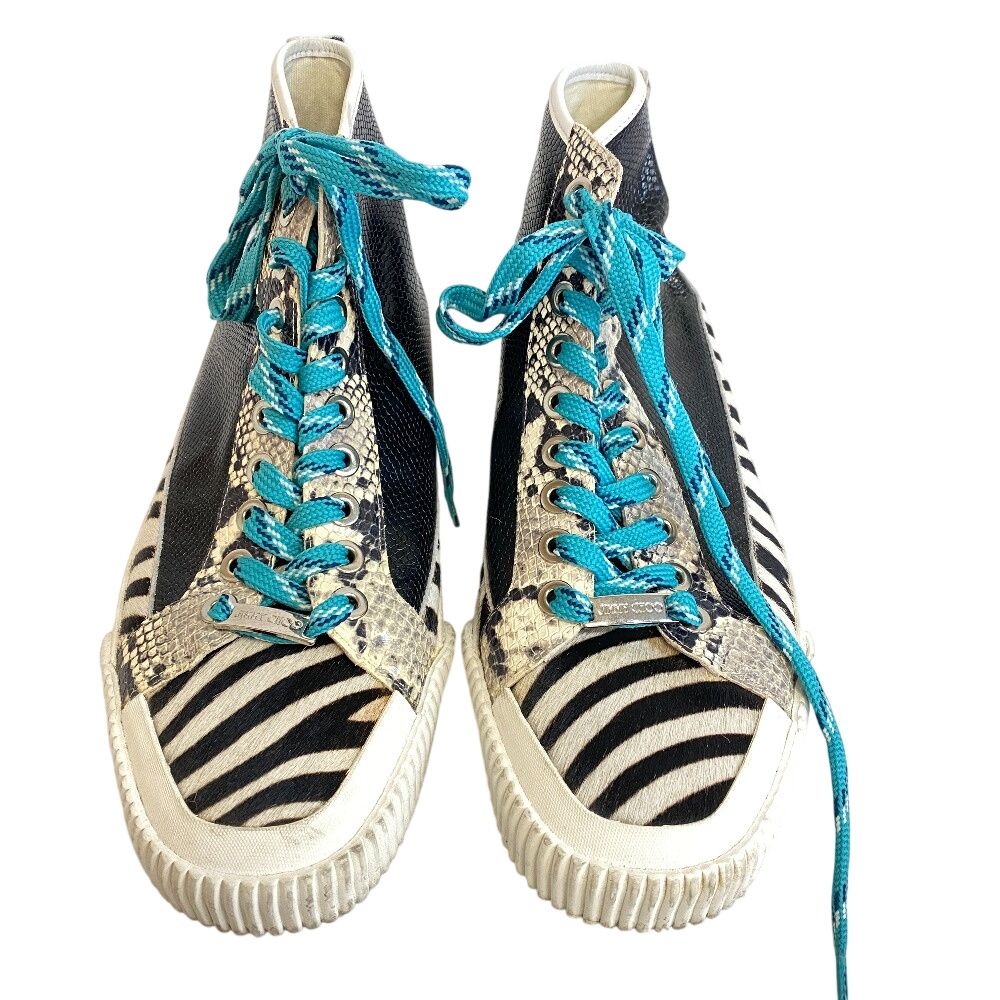JIMMY CHOO ジミーチュウ ハイカットスニーカー シューズ 靴 パイソン 