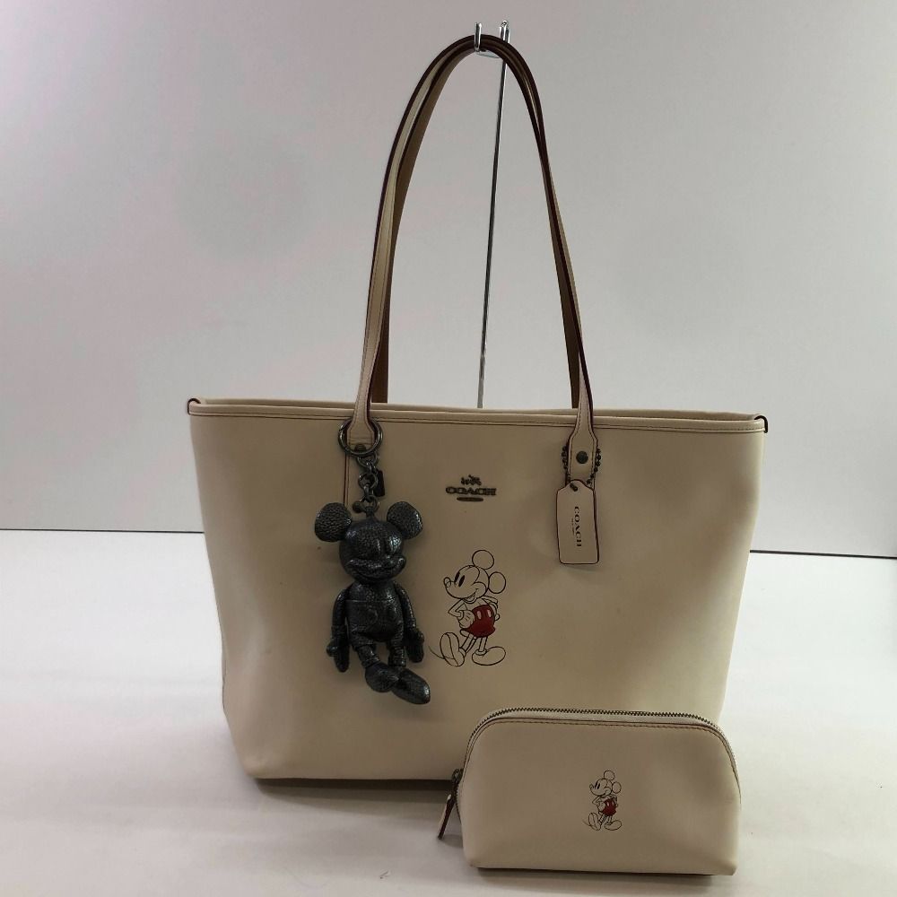 メンズ 04w6406∞※【】 COACH × Disney ミッキー マウス トートバッグ 