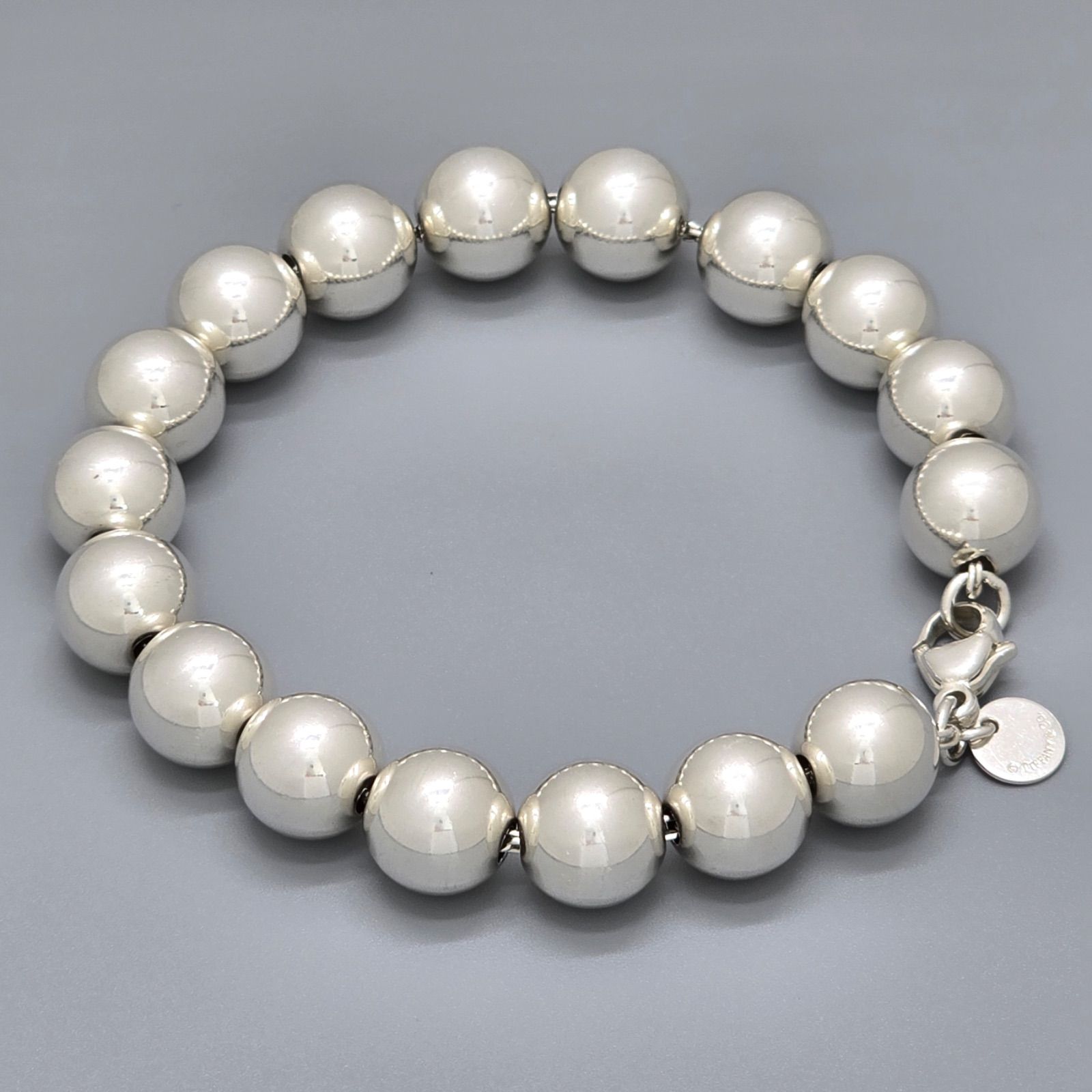 TIFFANY\u0026CO.ティファニー ハードウェア ボール ブレスレット 腕周り約