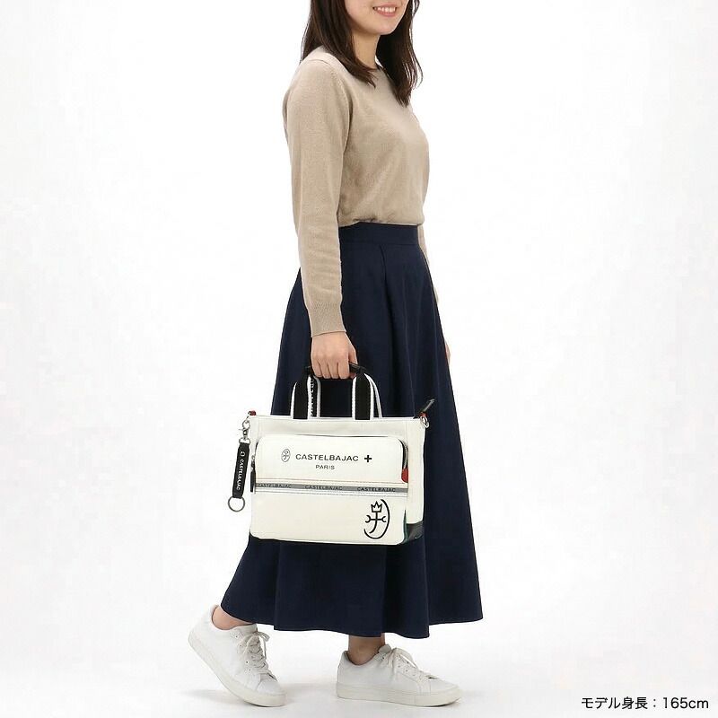 【美品】カステルバジャック　トートバッグ　ハンドバッグ　ゴルフバッグ　エナメル 美品】カステルバジャック トートバッグ ハンドバッグ ゴルフバッグ