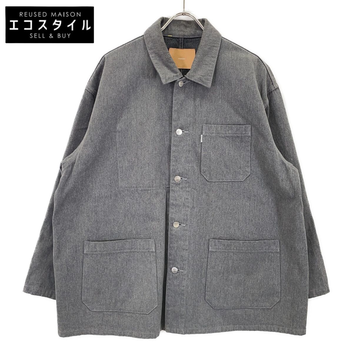 Graphpaper グラフペーパー GM231-30110B ｸﾞﾚｰ Colorfast Denim 