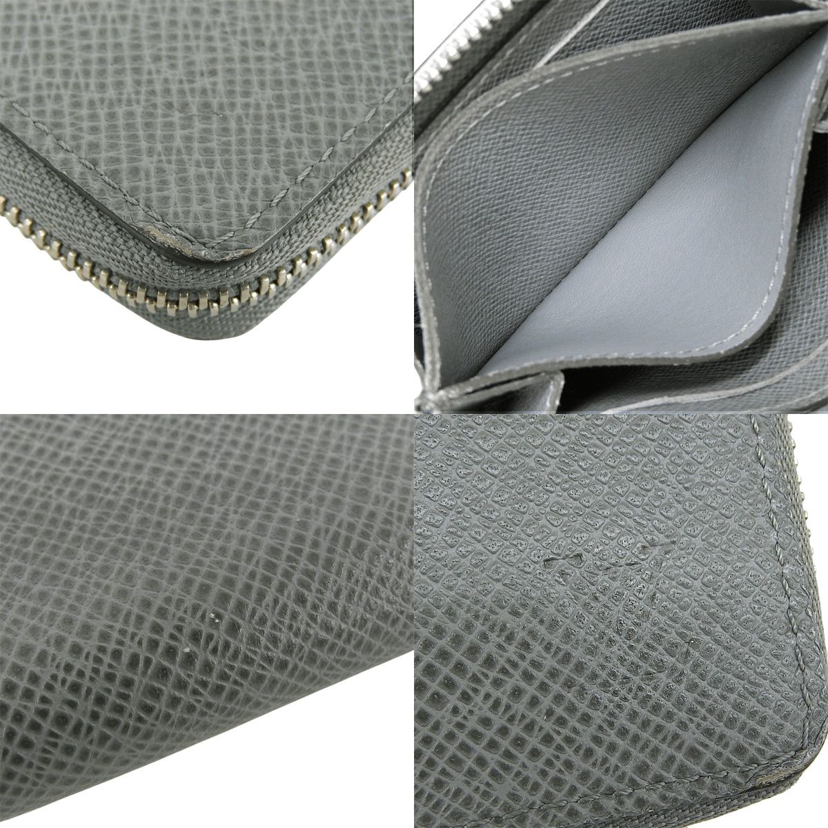 ルイヴィトン タイガ パース グレー 小銭入れ コンパクトウォレット LOUIS VUITTON(ルイ・ヴィトン) タイガ ジッピー・コインパース コイン