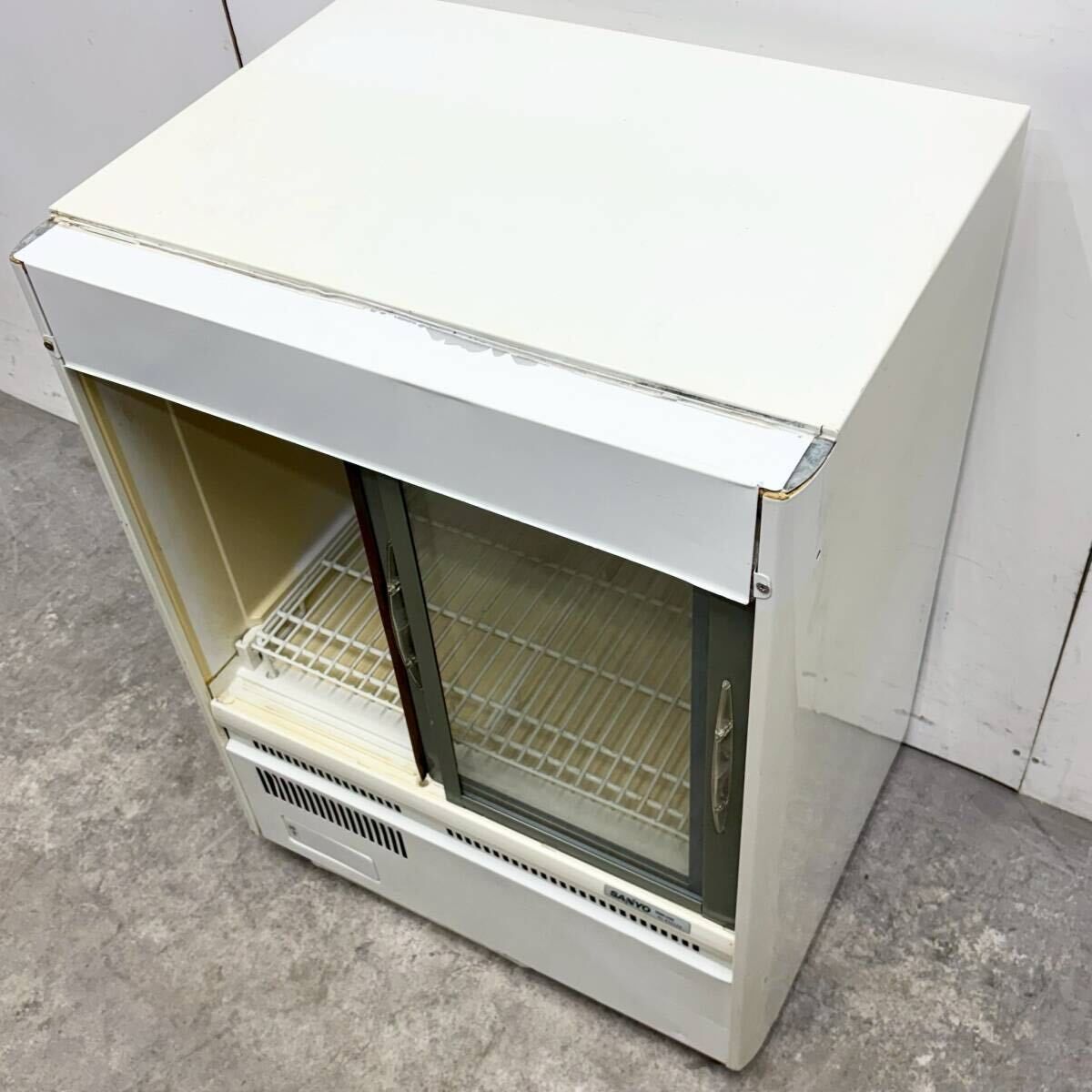 サンヨー 冷蔵ショーケース SMR-U35 W606×D450×H800 単相100V 業務用