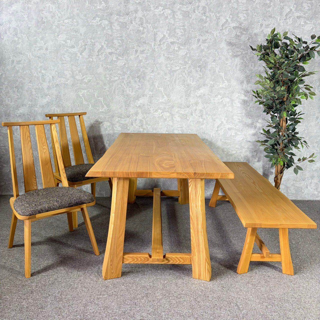 第一産業高山本店 1-Style 無垢ナラ材 家具 ダイニングセット 