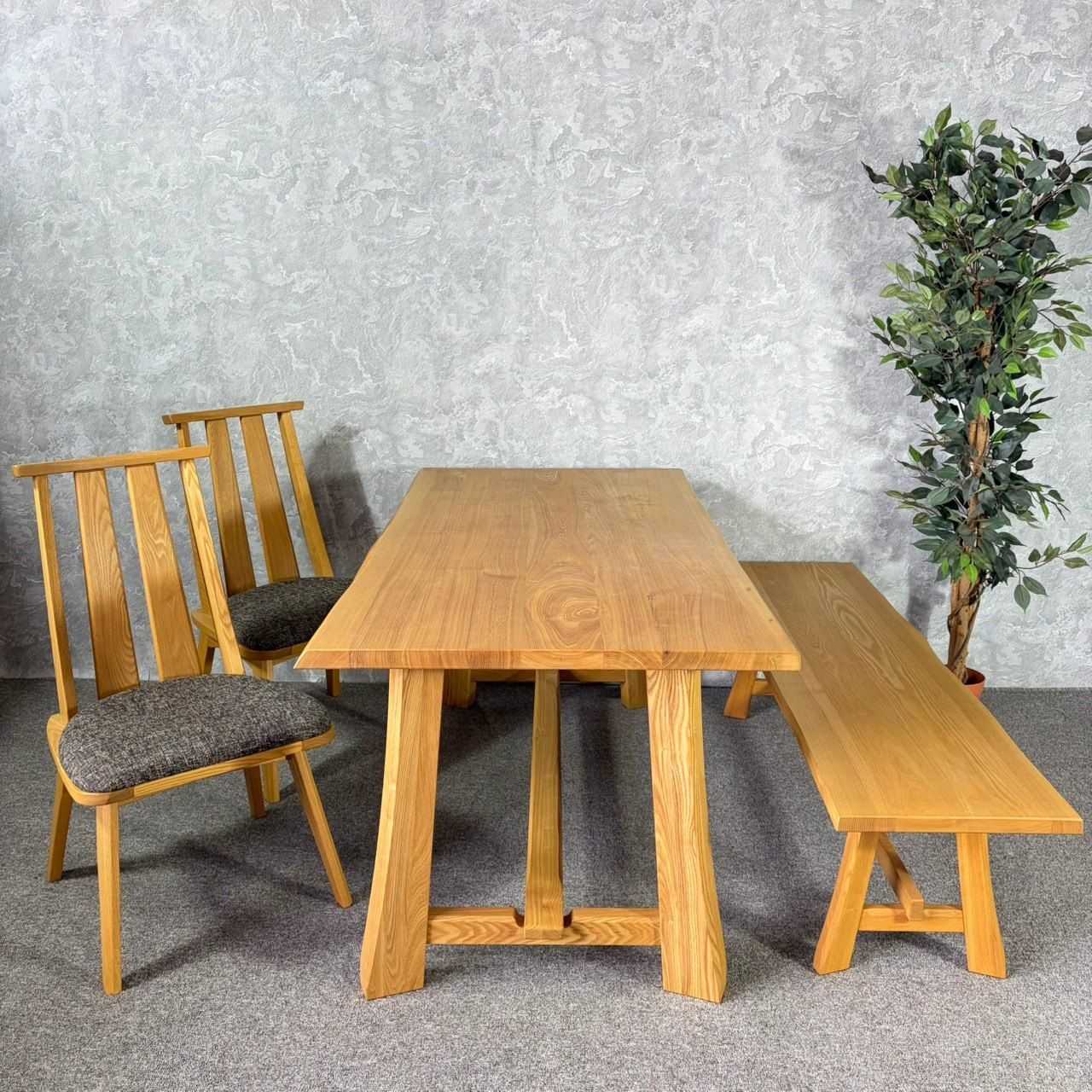 第一産業高山本店 1-Style 無垢ナラ材 家具 ダイニングセット