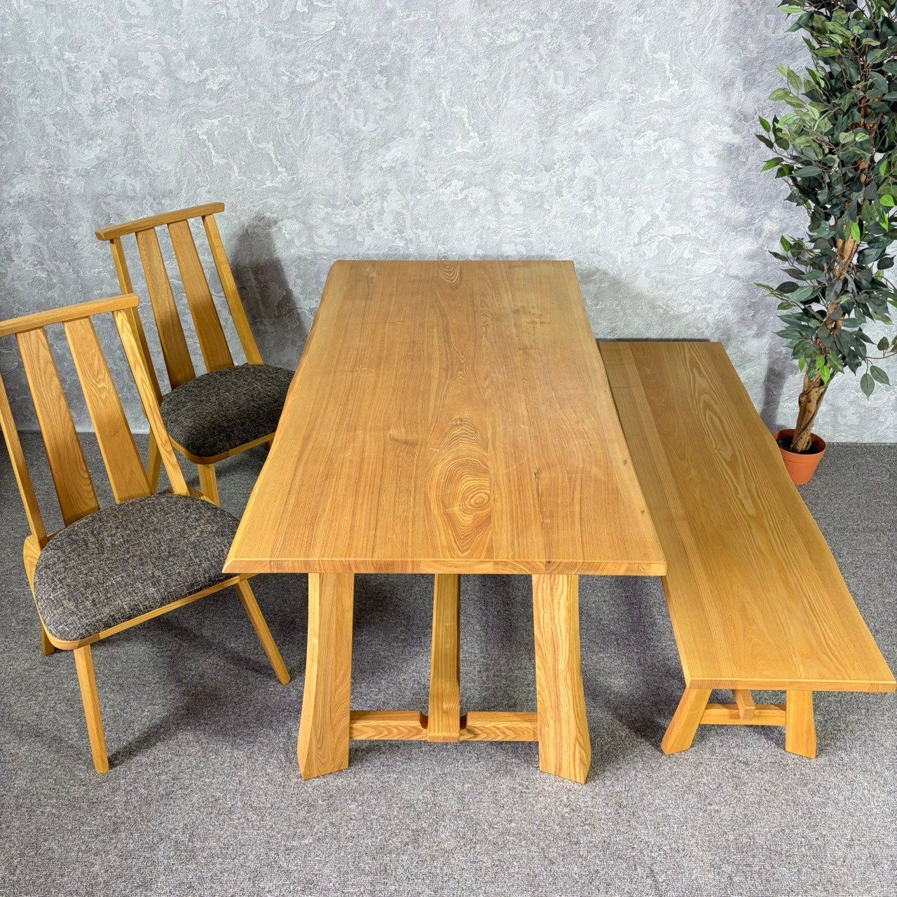 飛騨高山 第一産業 高山本店 1-style ダイニングチェア 第一産業高山本店 1-Style 無垢ナラ材 家具 ダイニングセット