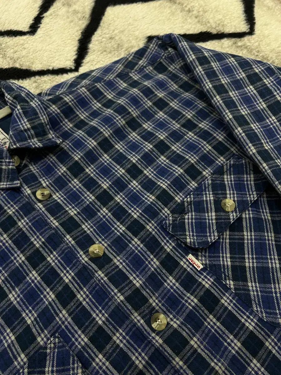 XL リーバイス 90s CHECK キルティング シャツ / 裏地キルティング