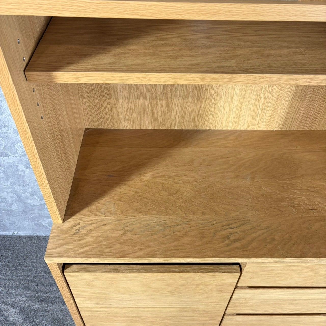 家具 無印良品 MUJI オーク材 カップボード - メルカリ