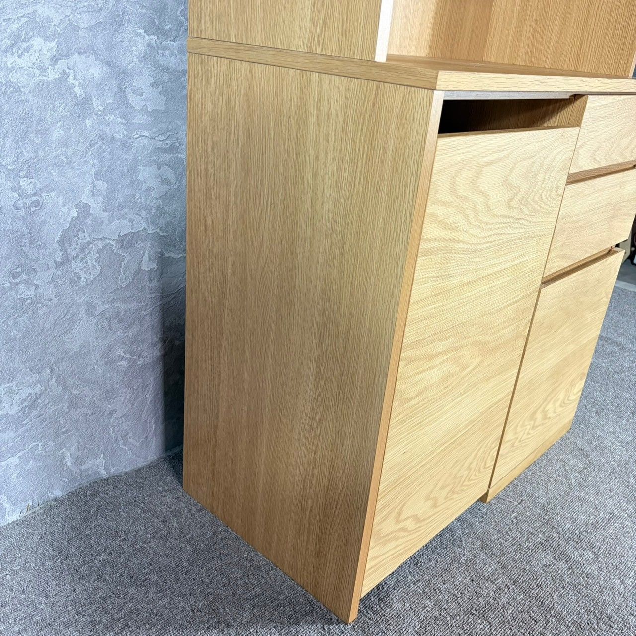 家具 無印良品 MUJI オーク材 カップボード - メルカリ