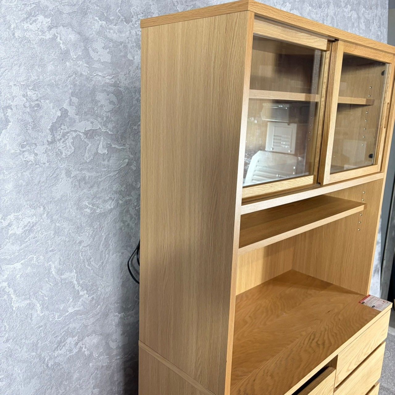 家具 無印良品 MUJI オーク材 カップボード - メルカリ