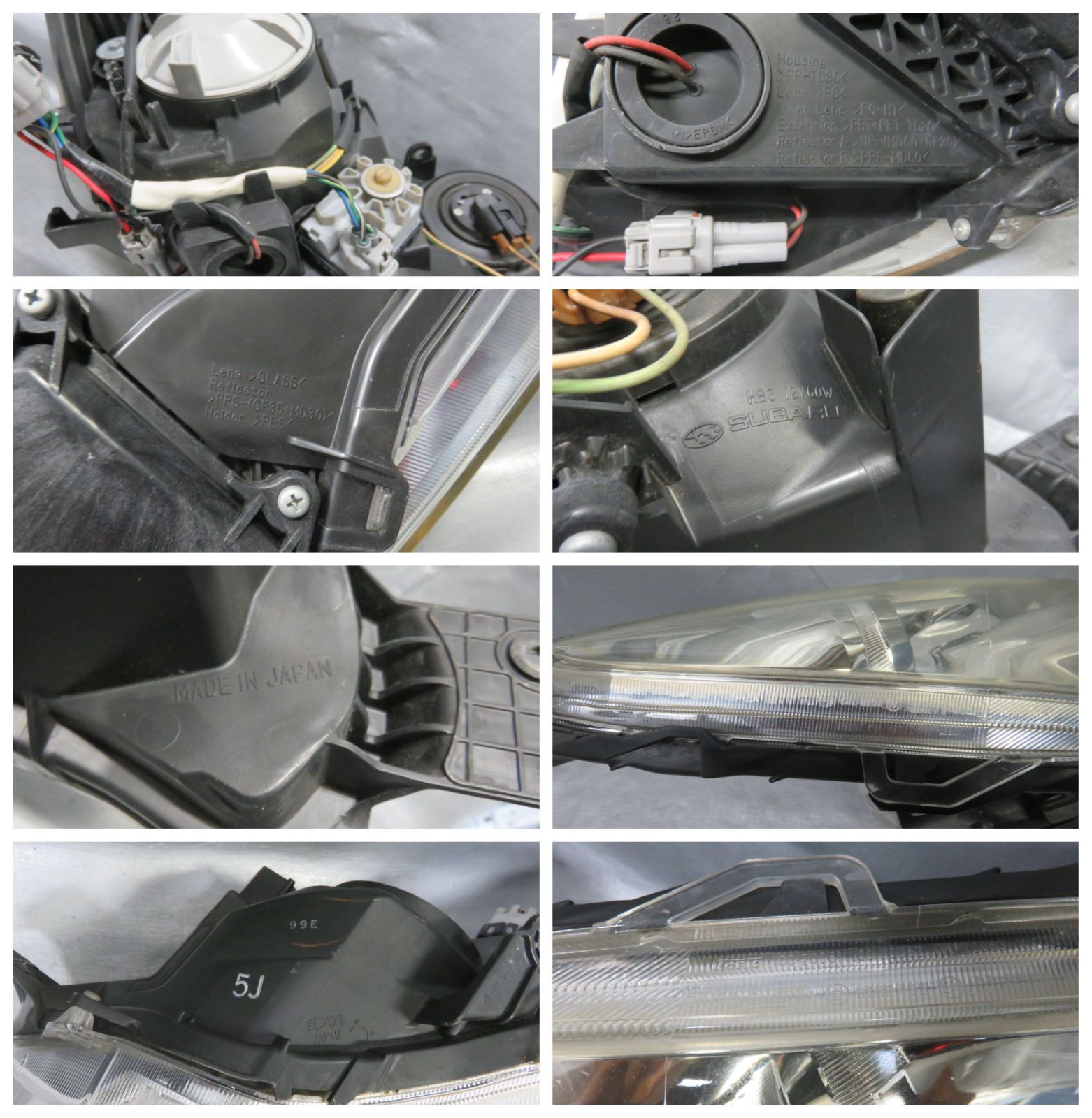 ☆STD9520/点灯OK スバル レガシィ前期 BR9 BM9/BRG/BMG BMM BRM 純正 
