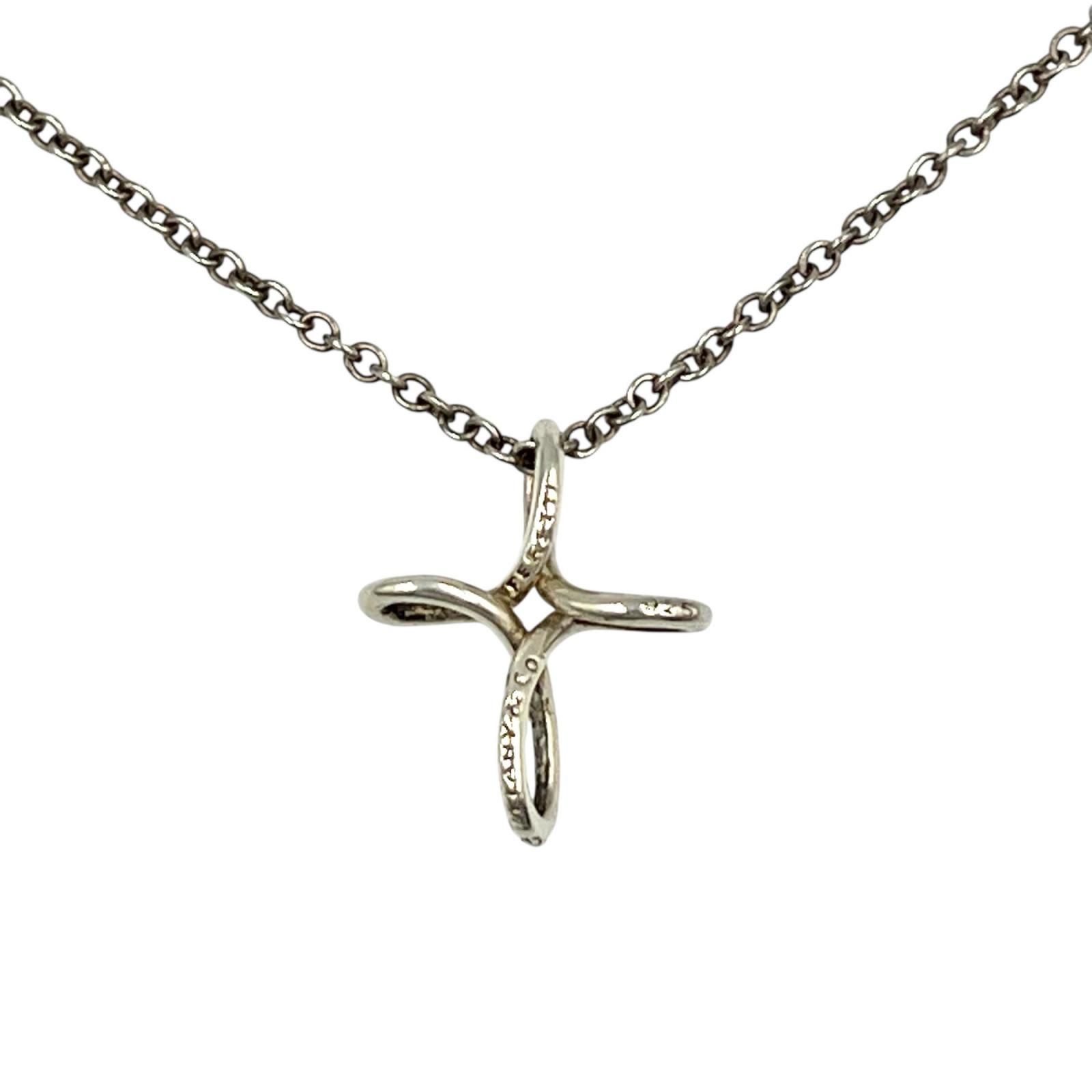 ティファニー TIFFANY&Co. ネックレス オープンクロス peretti 