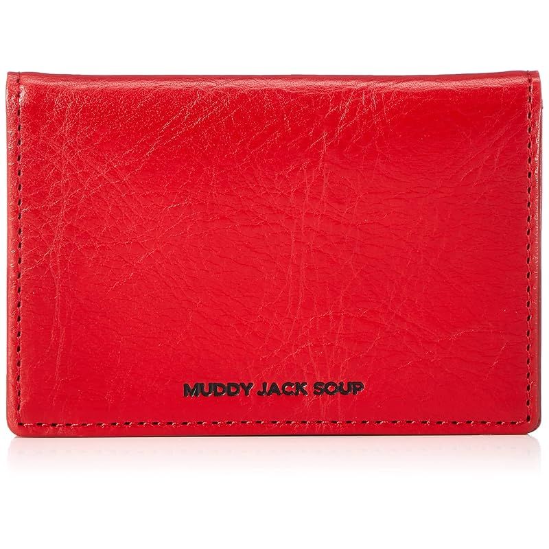 【新品】 [マディジャックスープ] パスケース 本革 メンズ レディース 牛革 レザー ナダヤ COLORS 本革パスケース 定期入れ カードケース No.76033 レッド 0