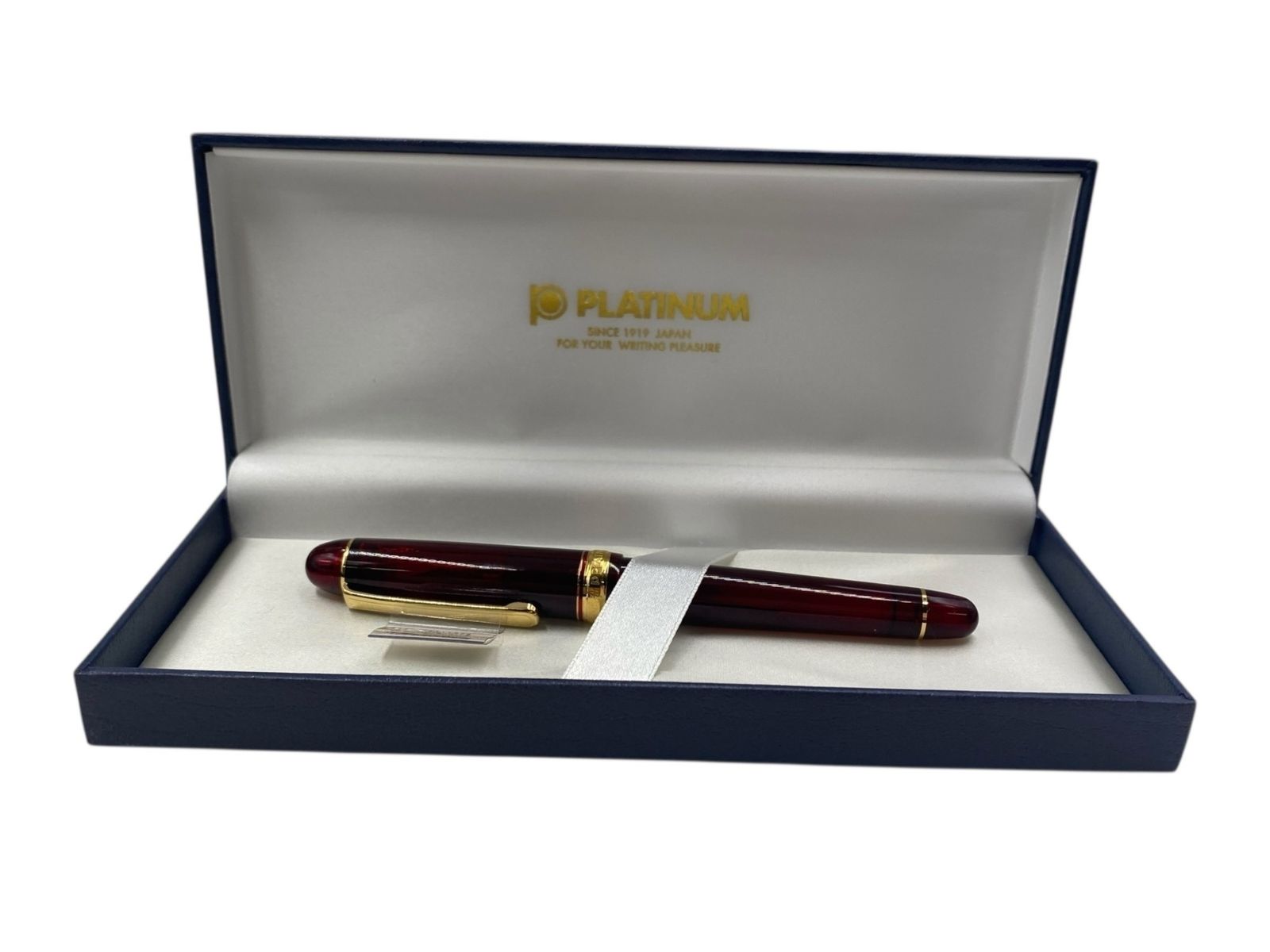 □極美品 プラチナ万年筆 #3776 センチュリー PNB-10000 ブルゴーニュ