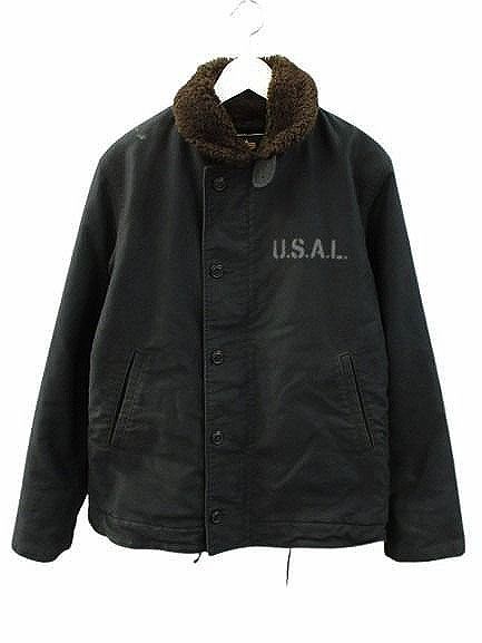 アルファ ALPHA N-1 DECK JACKET デッキジャケット 20521 黒 ブラック アルファ ALPHA N-1 DECK JACKET デッキジャケット 20521 黒 ブラック