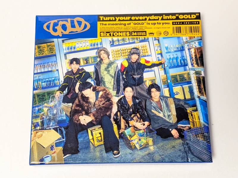 SixTONES GOLD 3形態 3形態同時購入DVDセット》 GOLD 【初回A盤+初回B盤+通常盤