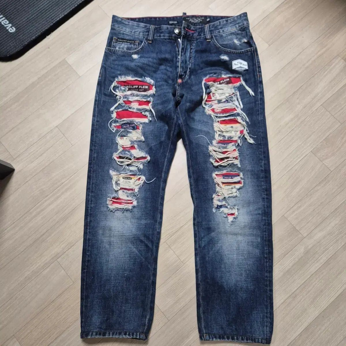 PHILIPP PLEIN フィリッププレイン デニムパンツ ボトムス レディース Jeans Black