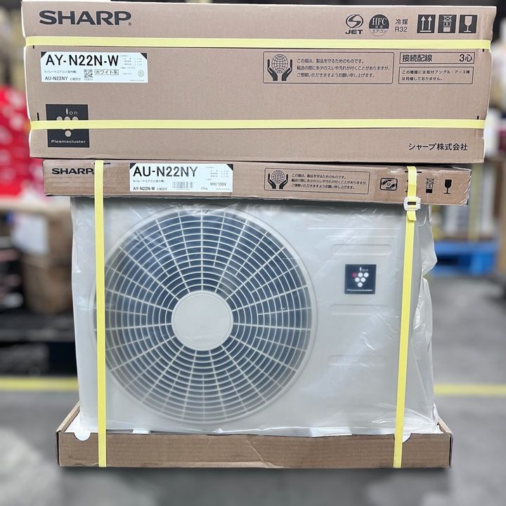 開封済・未使用品】シャープ エアコンセット AY-N22N-W ホワイト系 