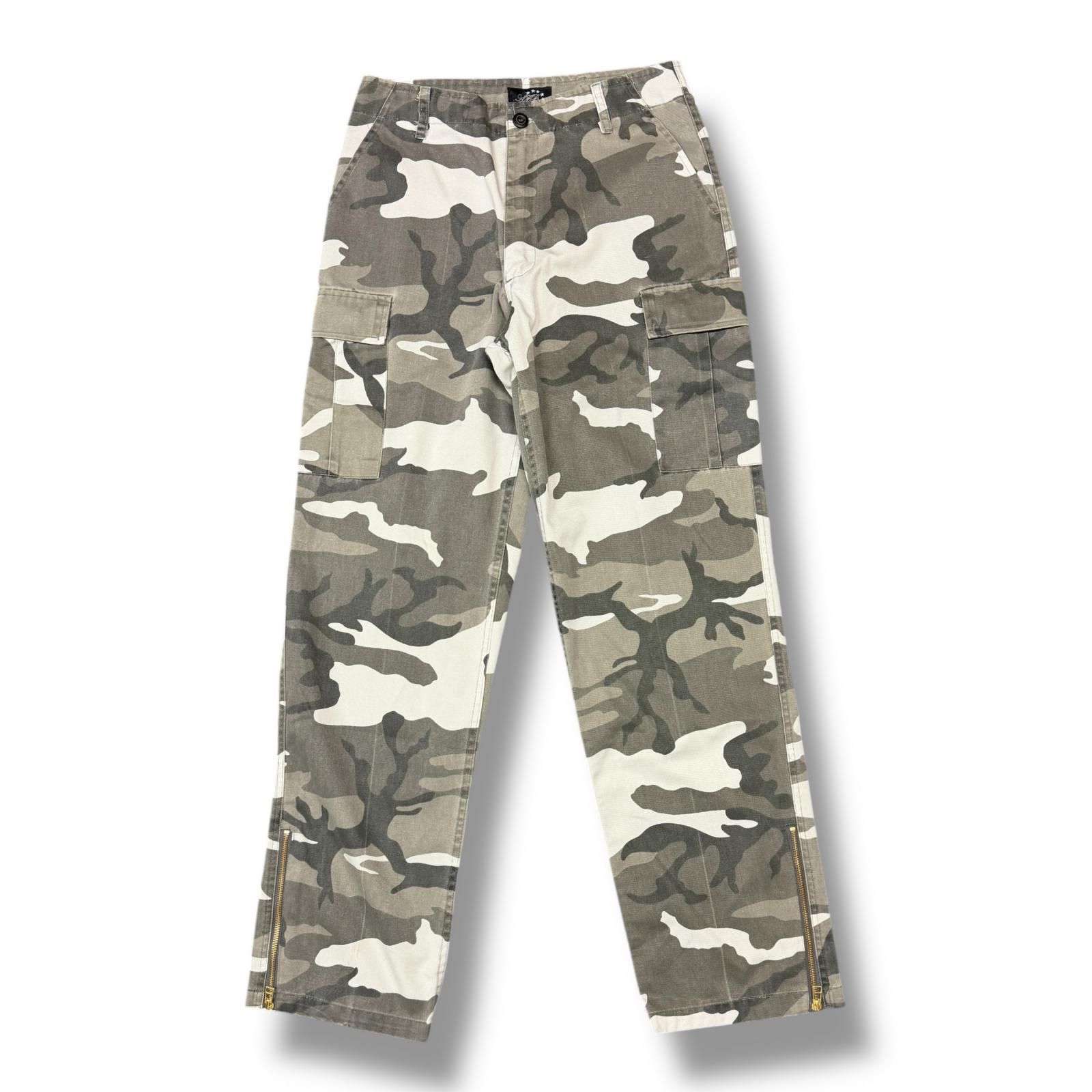 未使用 AFB Zip Cargo Pants 迷彩 裾ジップカーゴパンツ エーエフビー 