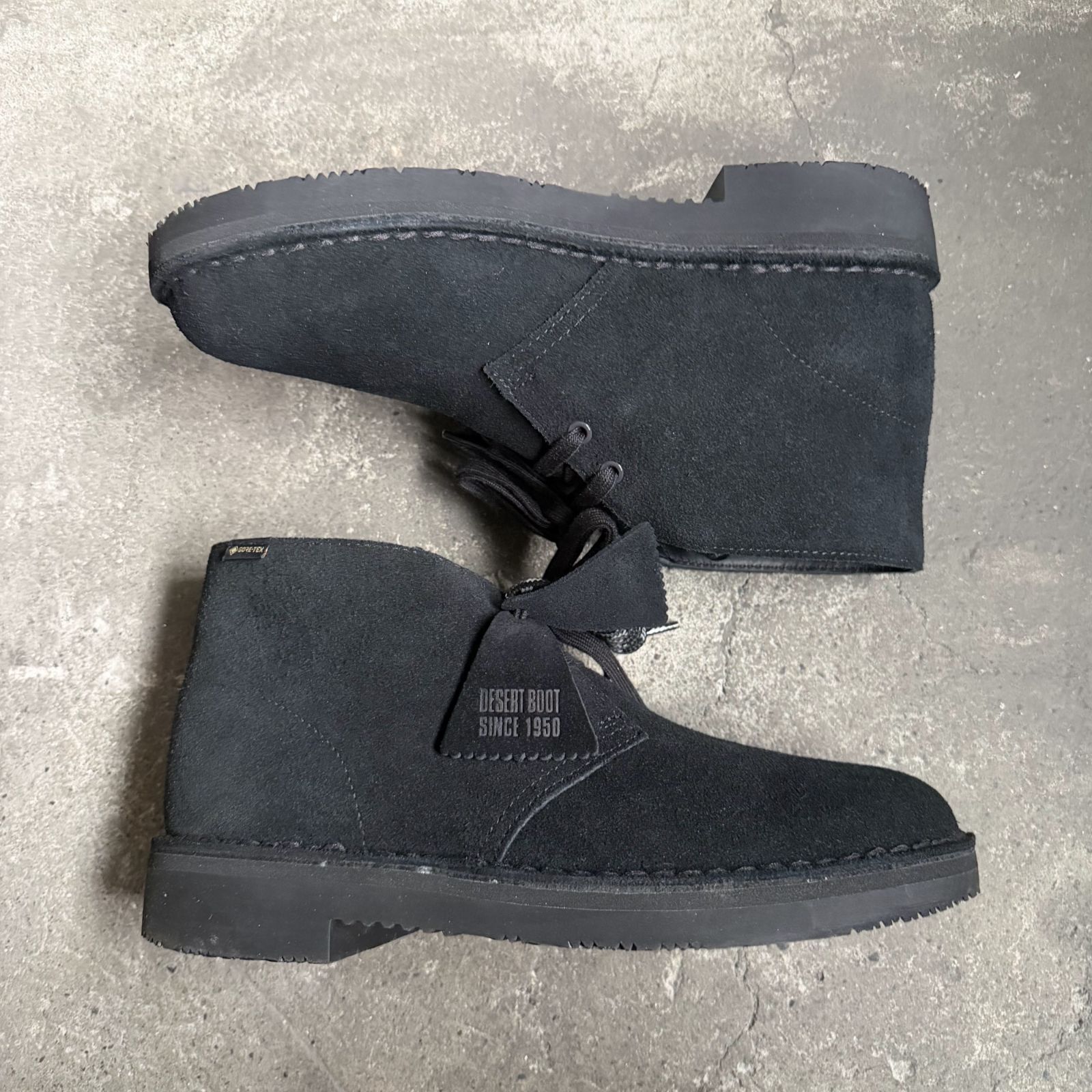 CLARKS Desert BT GTX ブラックスウェード 26cm クラークス デザート 
