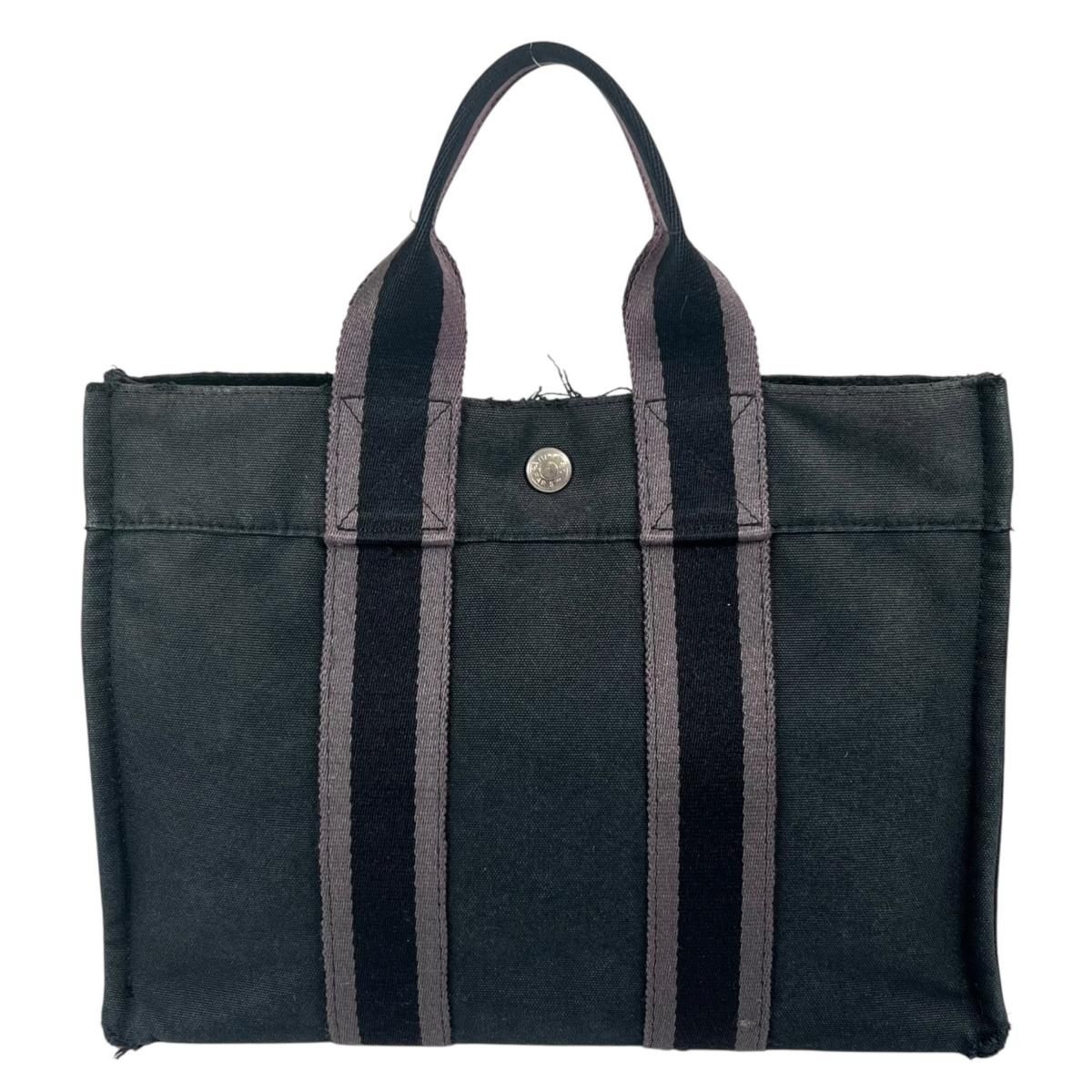 エルメス キャンバス ハンドバッグ フールトゥMM トートバッグ HERMES 