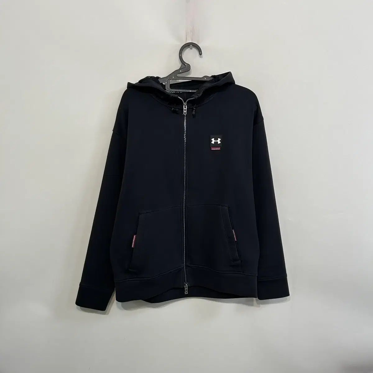 アンダーアーマー ブラック 起毛 フード ジップアップ 3XL UNDER 