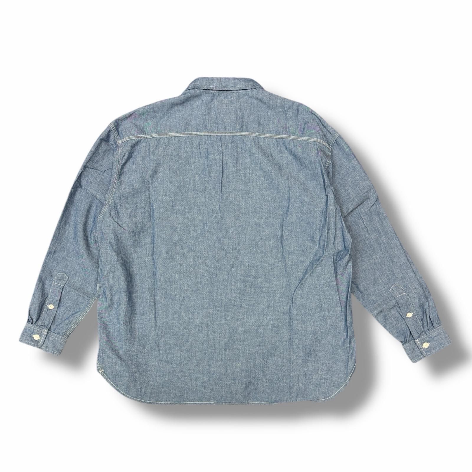 参考上代27,500円 未使用 DESCENDANT 25SS NORMAN CHAMBRAY LS SHIRT
