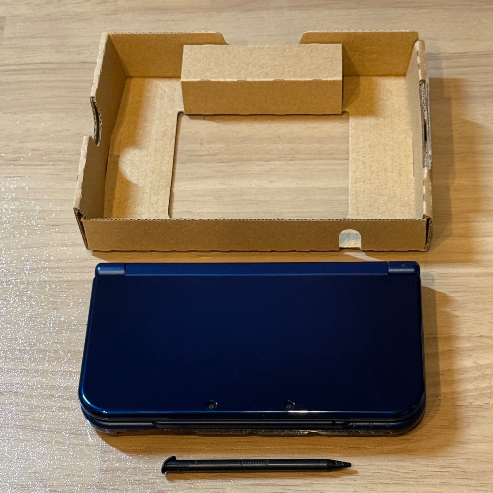 3-098【極美品】Newニンテンドー3DS LL メタリックブルー 上下IPS 箱