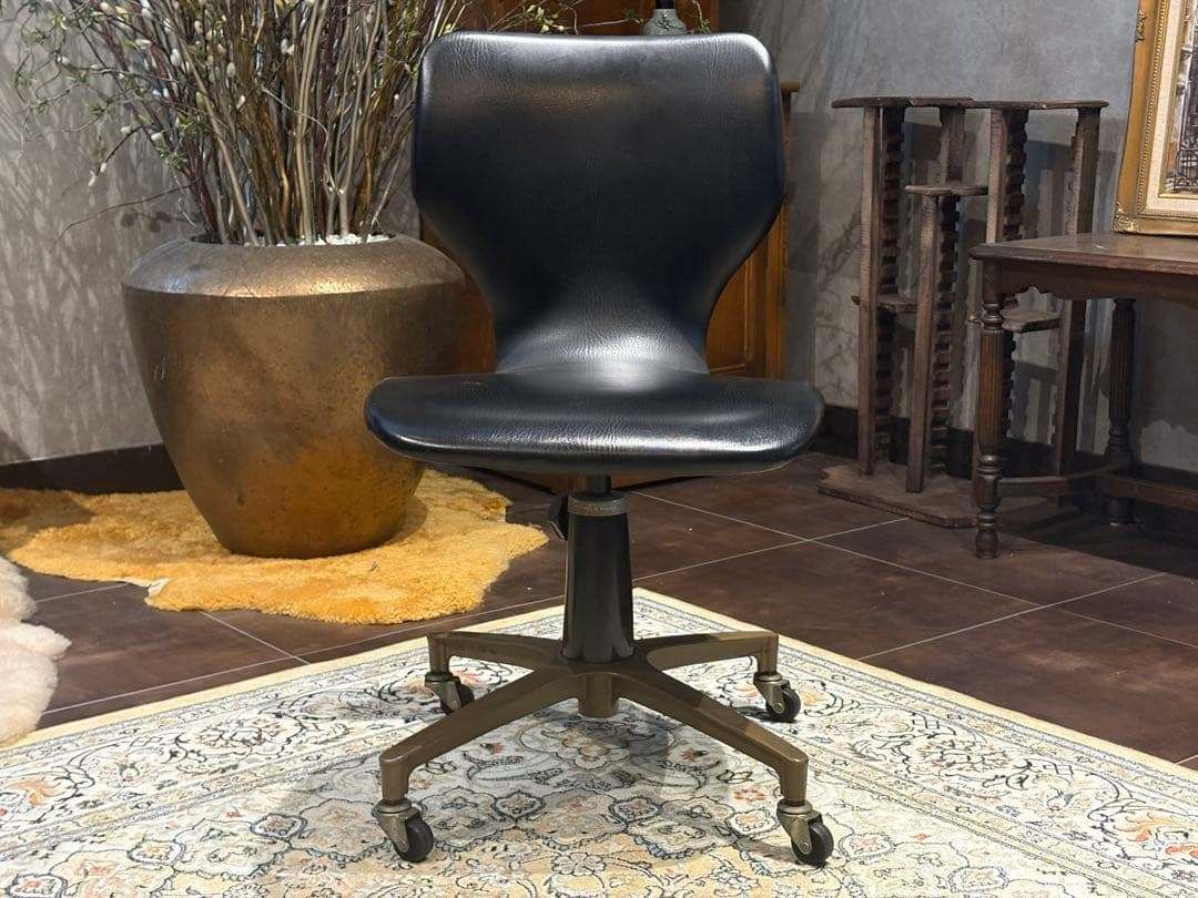 オールドヴィンテージチェア 合皮レザー