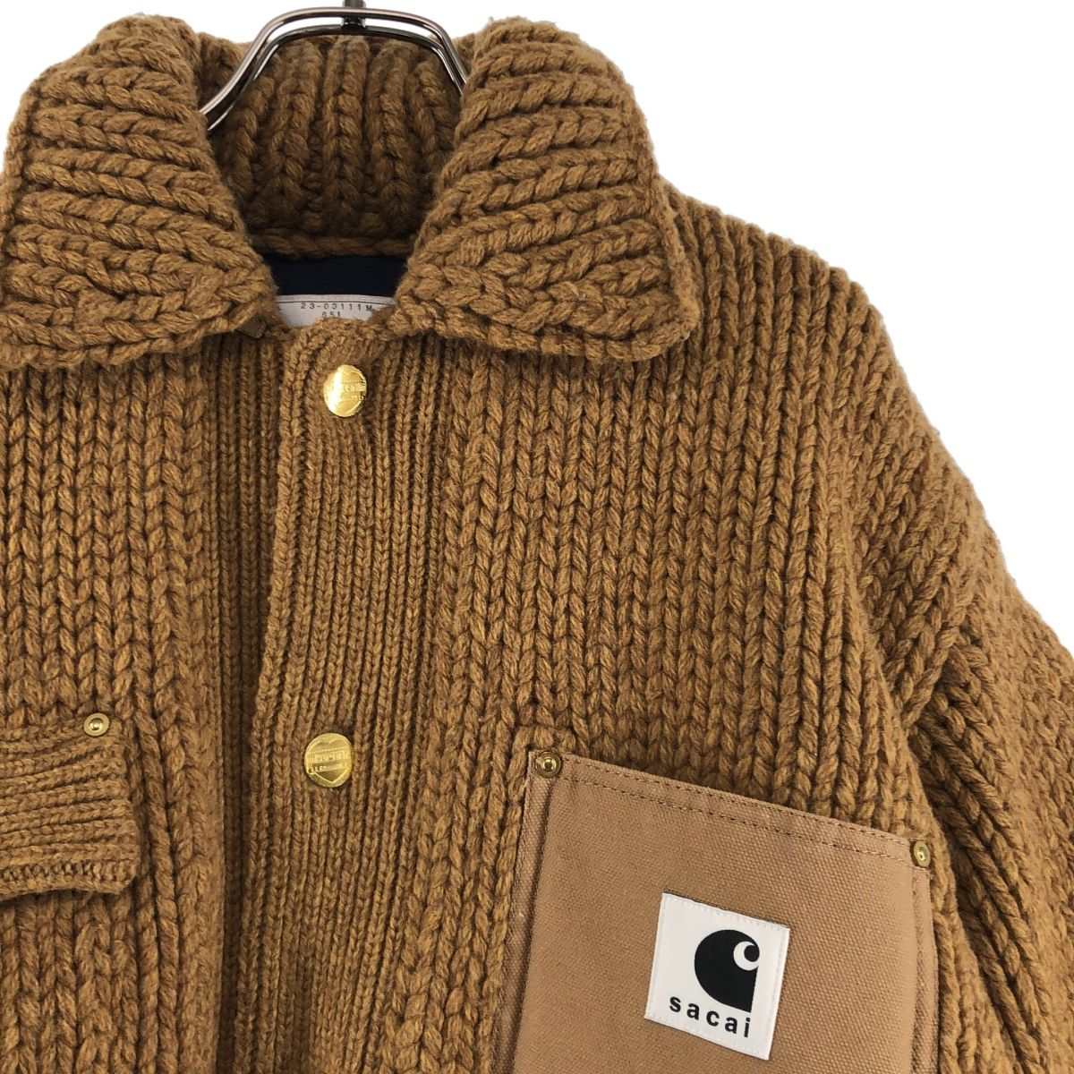 美品】 sacai / サカイ | 2023AW | × Carhartt WIP / カーハート Knit