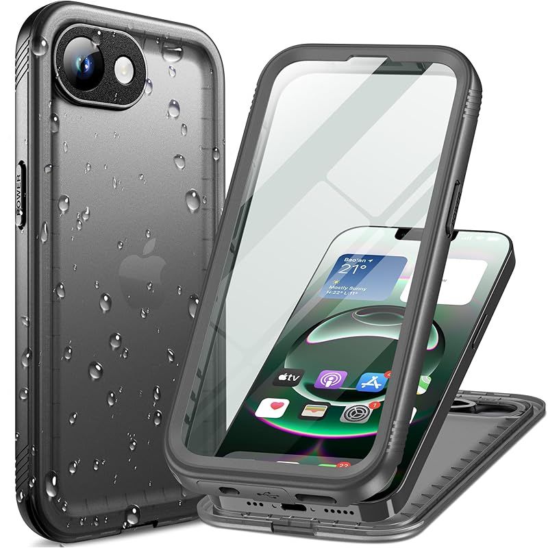【新品】 Cozycase 対応iPhone 17e/iPhone 16e 防水ケース 米軍IP68 2m耐衝撃 全面保護 トップクラス 完全防水防塵 対応 iPhone16e/iPhone17e 用 SE 4 第四世代 iphonese SE4 水中撮影 1