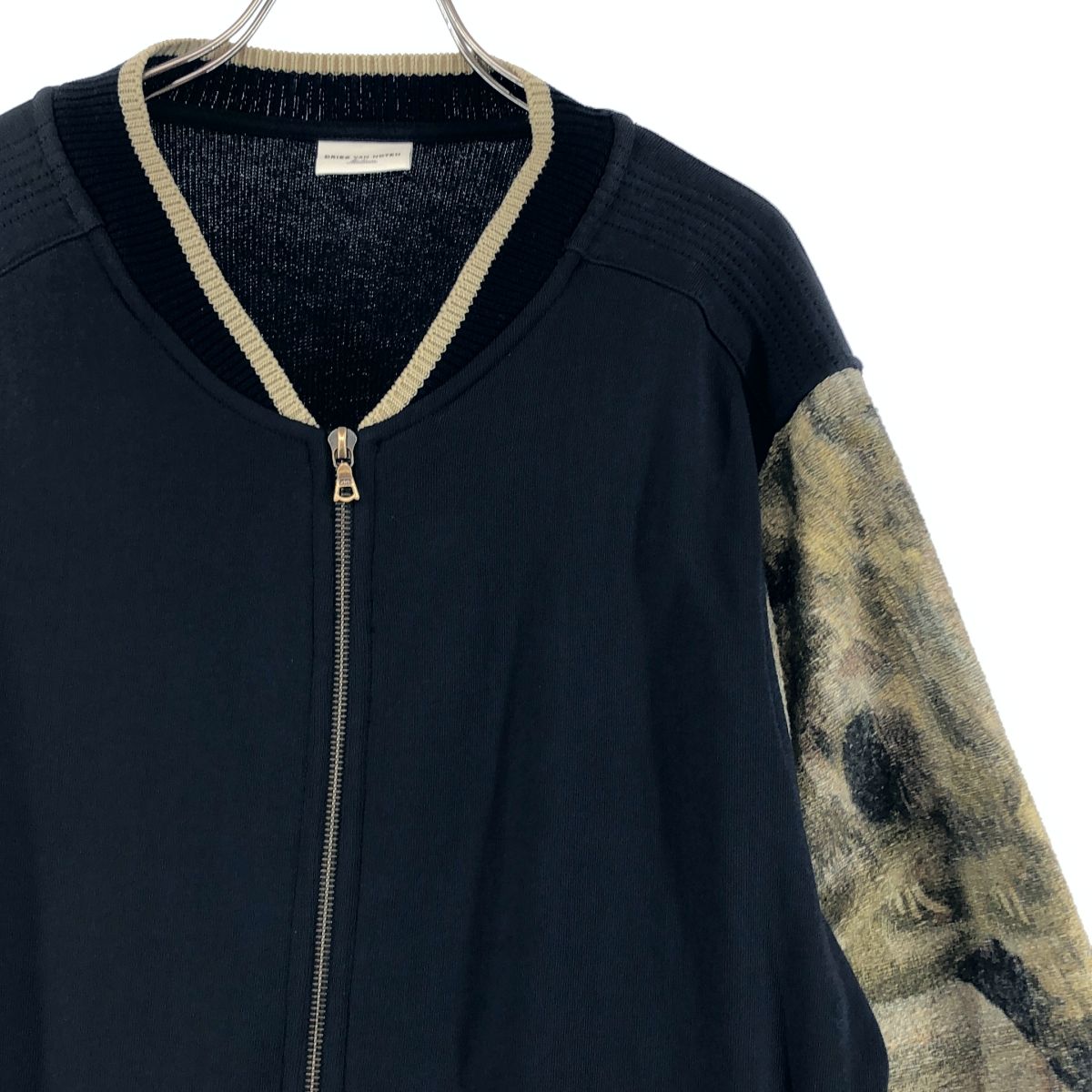 DRIES VAN NOTEN / ドリスヴァンノッテン | ジャガードスリーブ ジップ