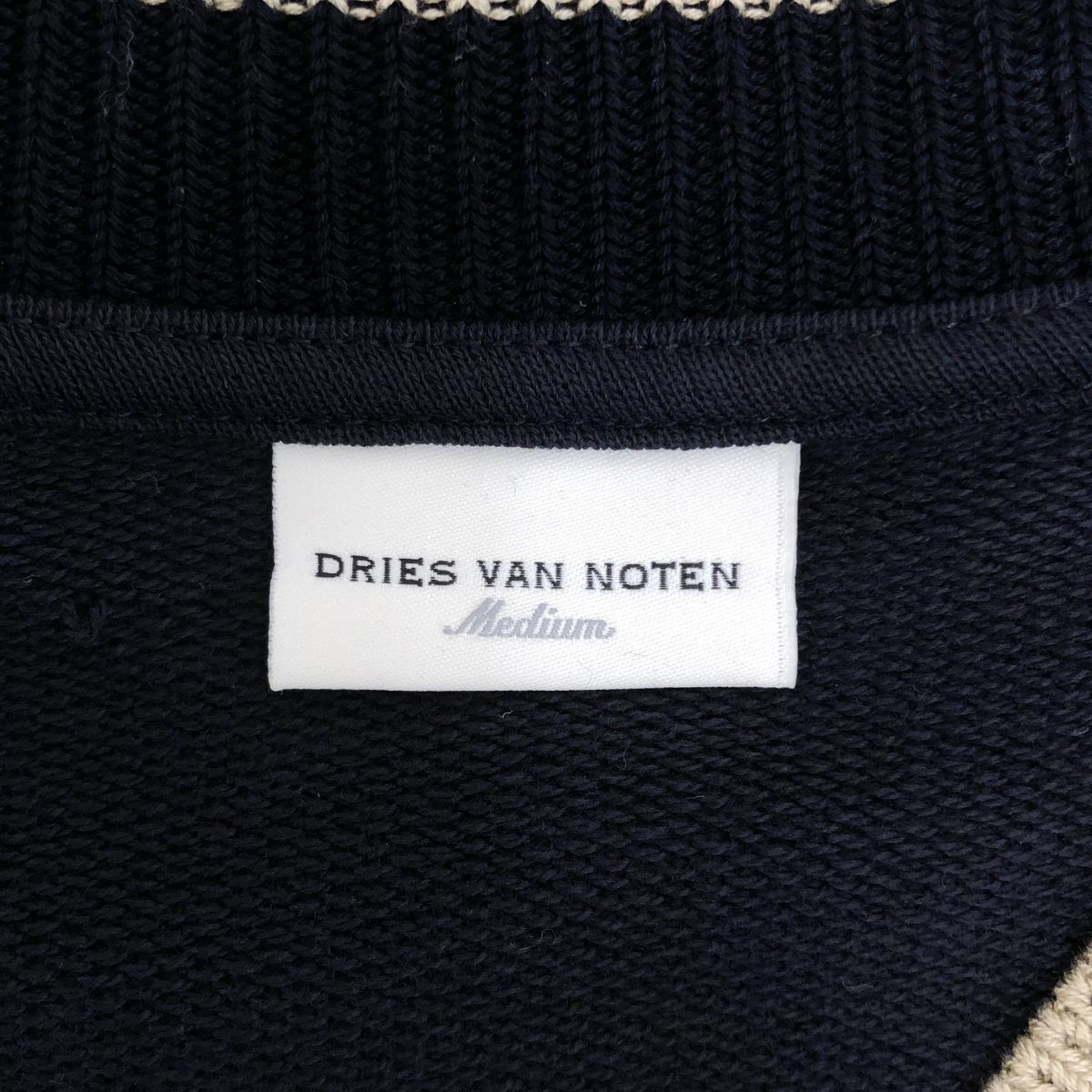DRIES VAN NOTEN / ドリスヴァンノッテン | ジャガードスリーブ ジップ