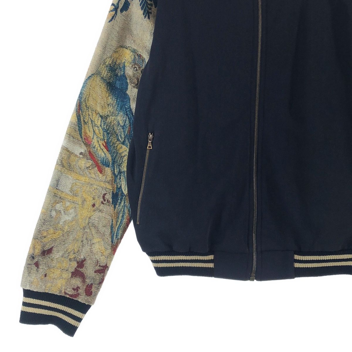 DRIES VAN NOTEN / ドリスヴァンノッテン | ジャガードスリーブ ジップ