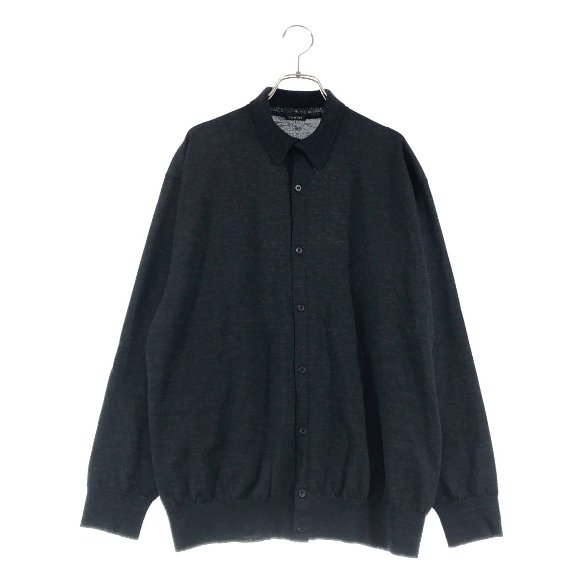 美品】 COMOLI / コモリ | 2025AW | ウール 衿つきカーディガン | 1