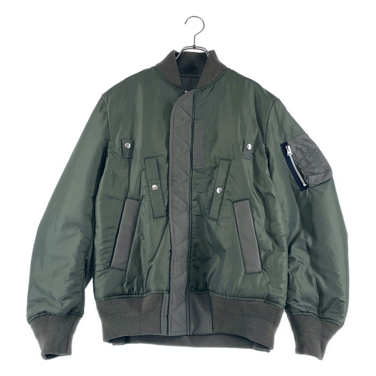 美品】 sacai / サカイ | 2024SS | Nylon Twill Blouso MA-1