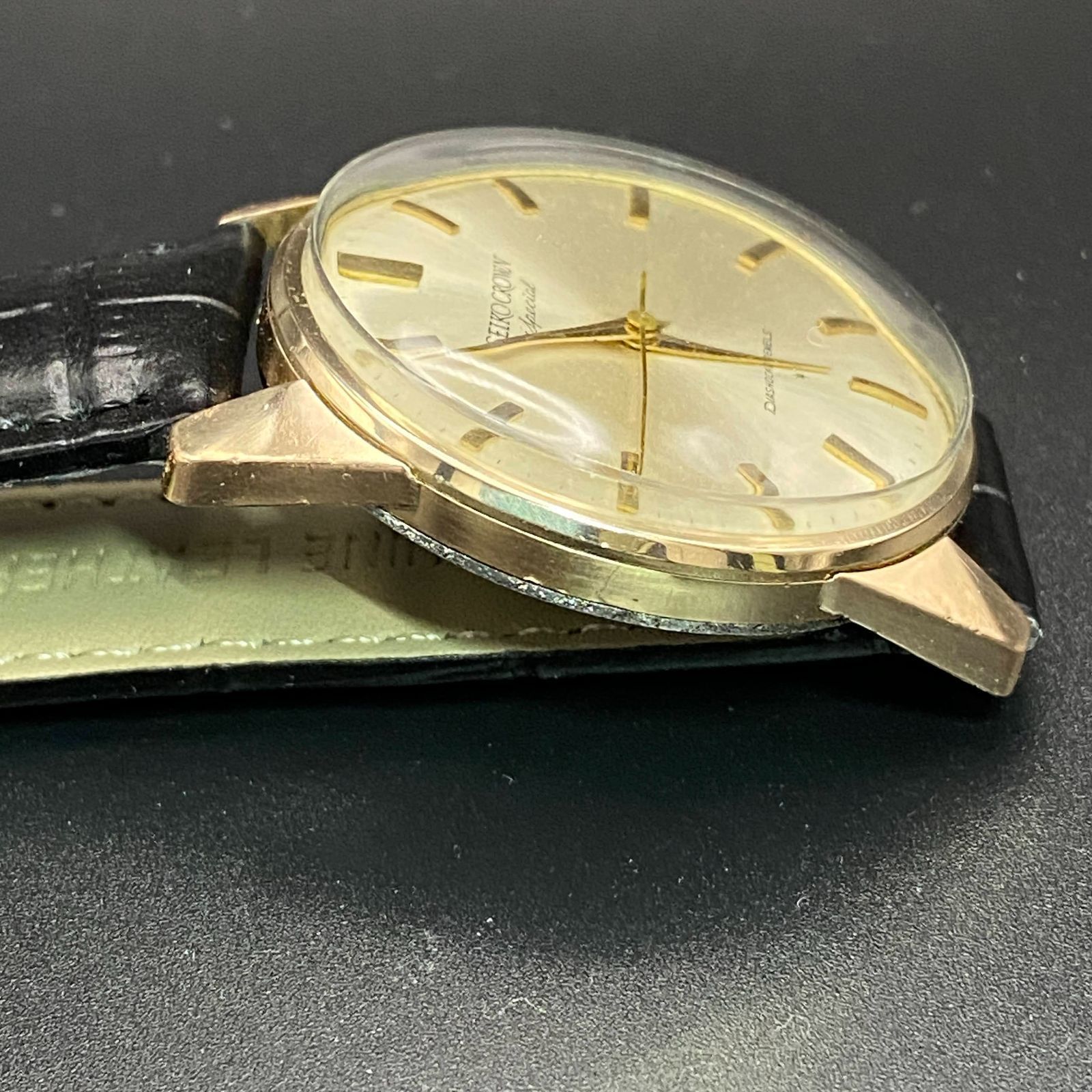OH済み セイコー SEIKO クラウン crown スペシャル AD文字盤 702990 手 