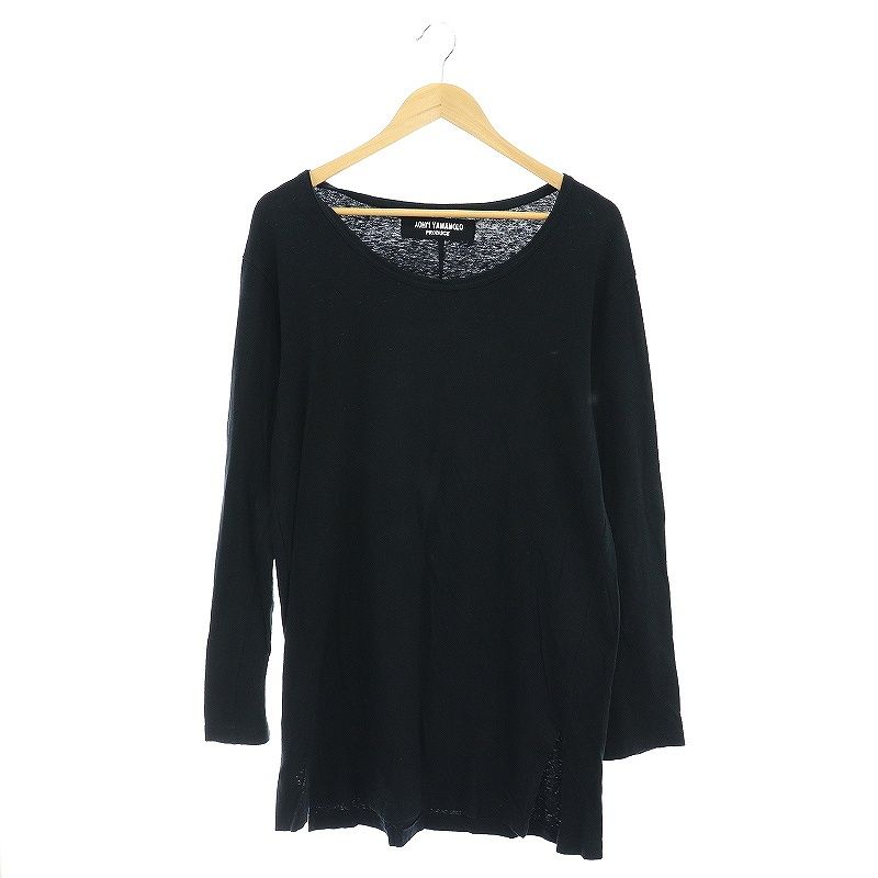 ヨウジヤマモト YOHJI YAMAMOTO セットインスリーブカットソー Tシャツ